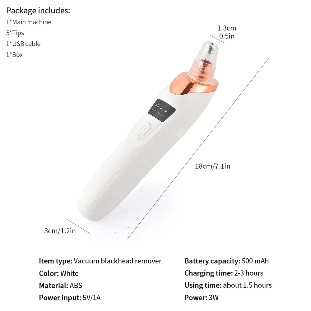 Vacuum Blackhead & Pimple Remover