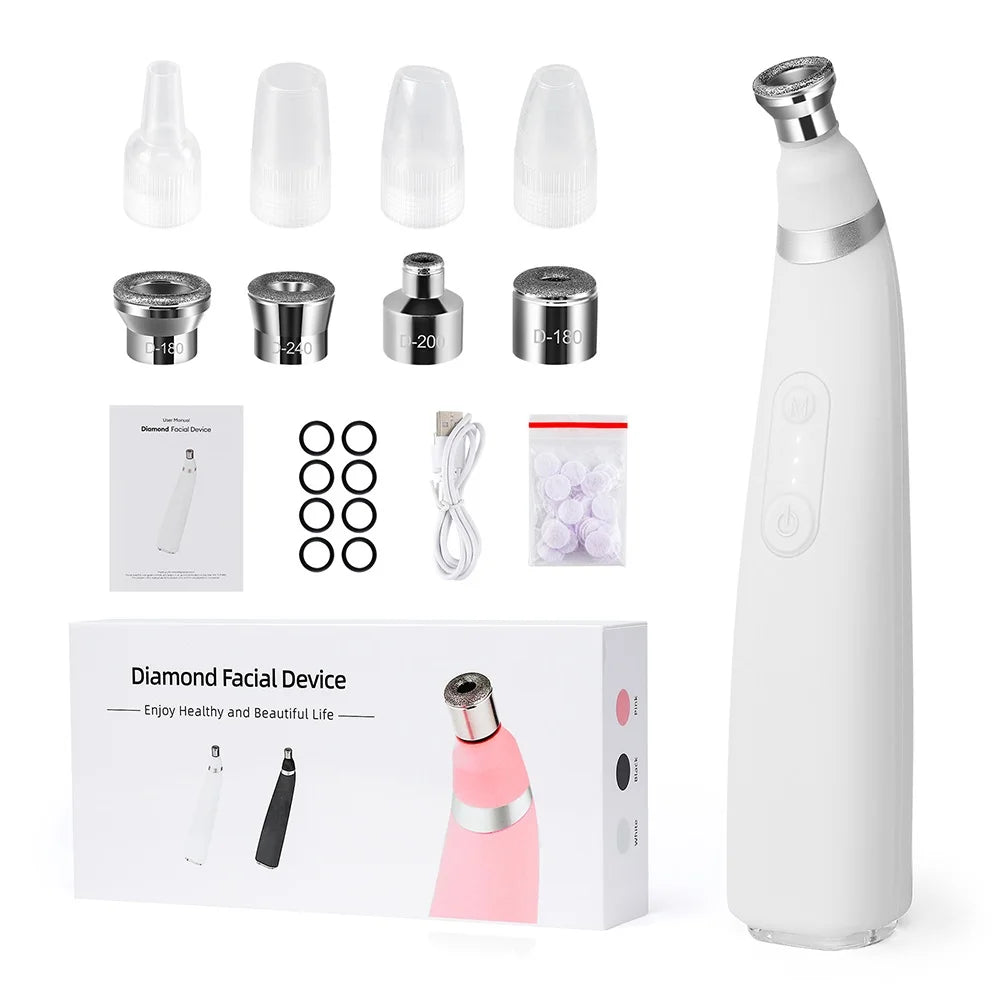 Portable Diamond Peeling Facial Device