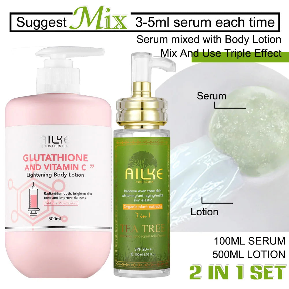 Glutathione Whitening & Moisturizing Lotion Set