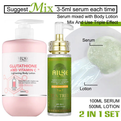 Glutathione Whitening & Moisturizing Lotion Set