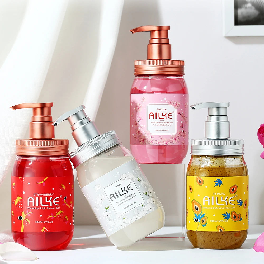 Exfoliating Body Wash & Shower Gel