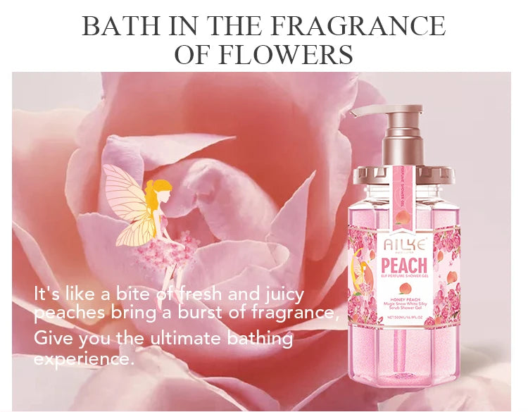 Peach Brightening & Moisturizing Shower Gel