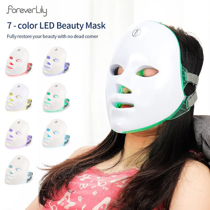 7-Color LED Photon Facial Mask