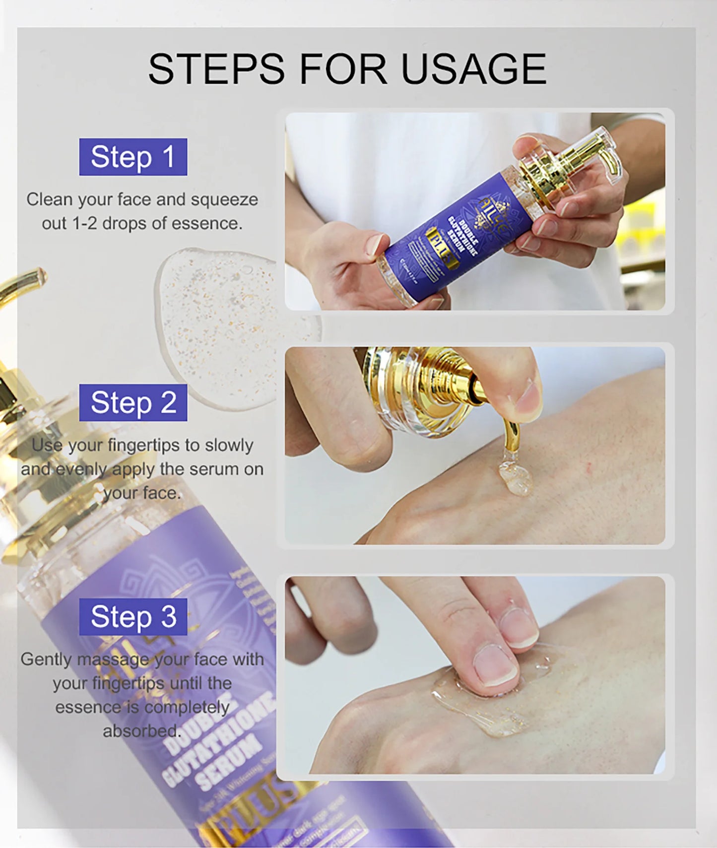 Double Glutathione Whitening Serum & Lotion
