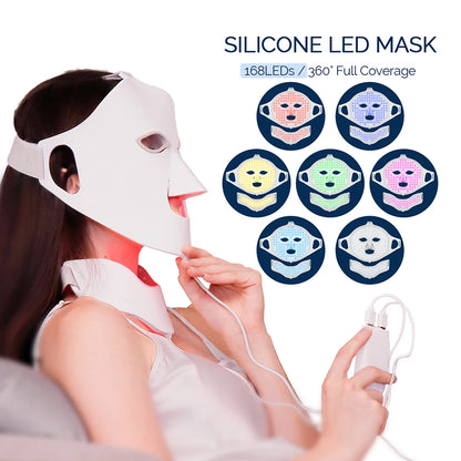 Red Light Therapy Silicone Facial Mask
