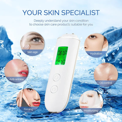 Face Skin Moisture & Oil Analyzer