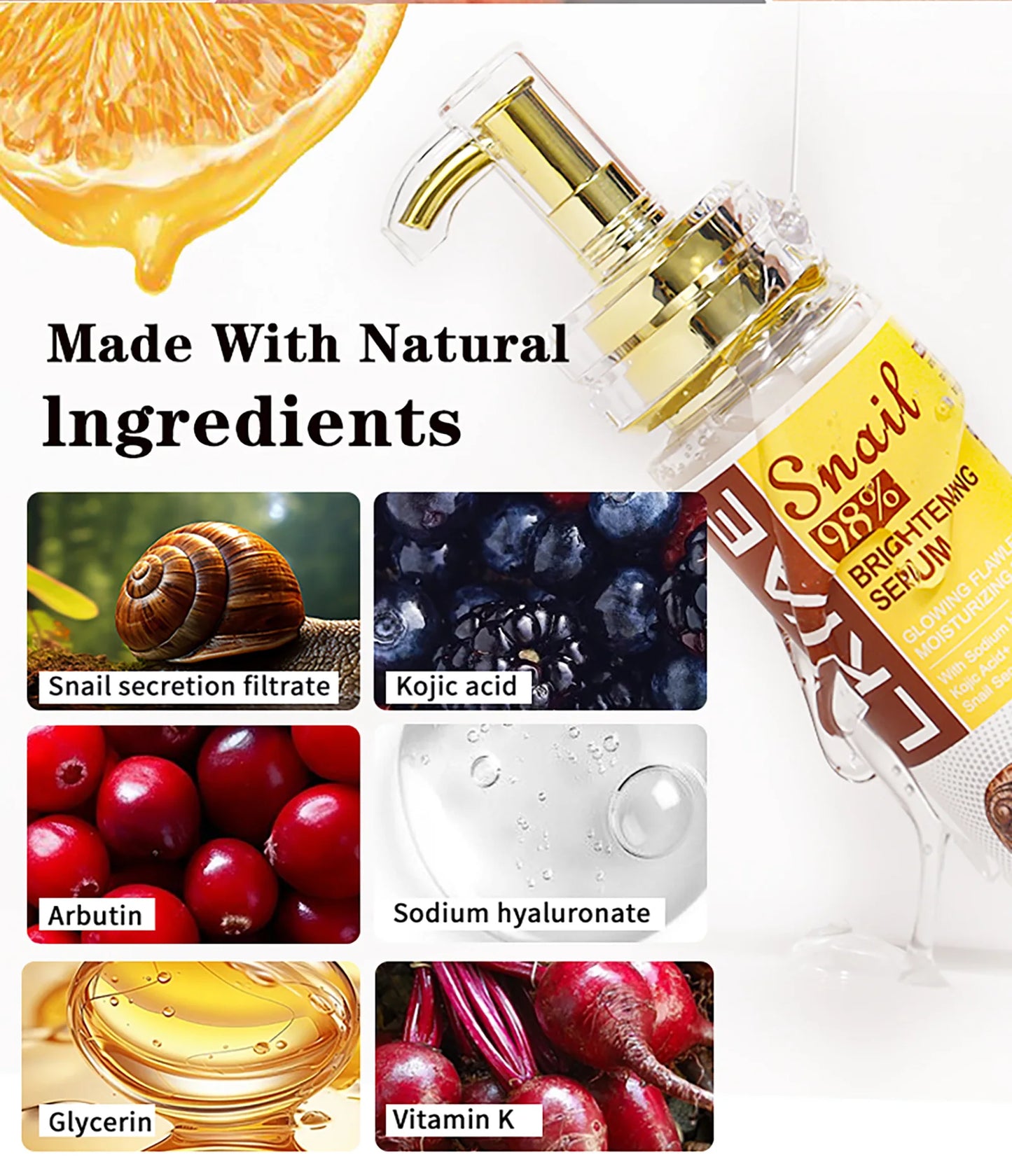 Snail 98% Whitening Face Serum