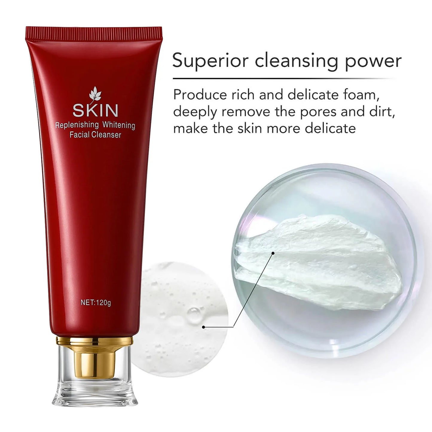 Replenishing Whitening Facial Cleanser