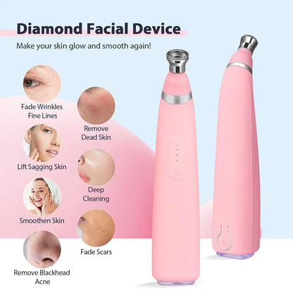 Portable Diamond Peeling Facial Device