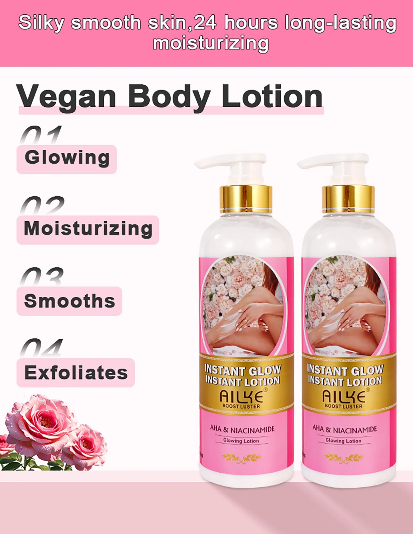 Floral Brightening & Moisturizing Body Lotion