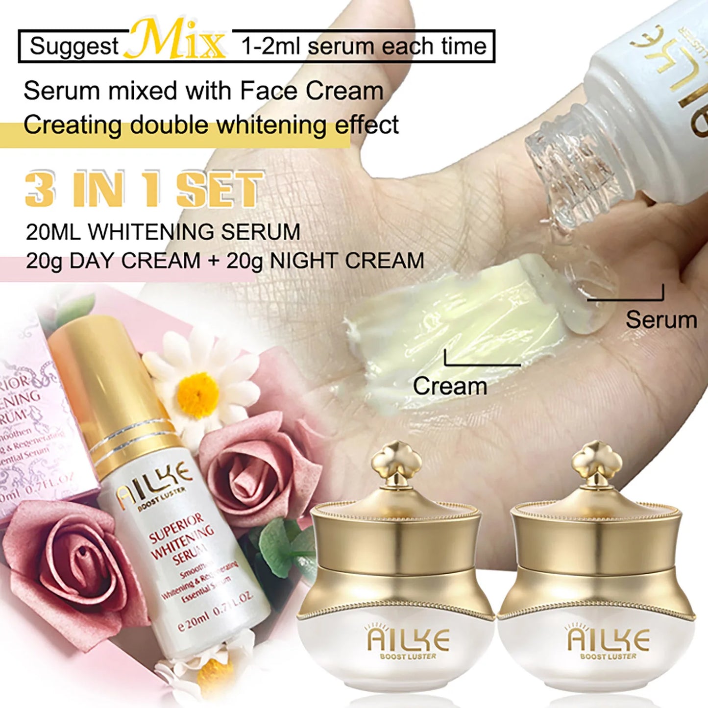 Whitening & Hydrating Face Care Set