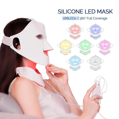 Red Light Therapy Silicone Facial Mask