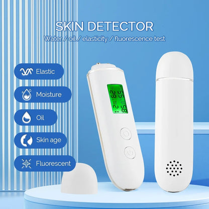 Face Skin Moisture & Oil Analyzer