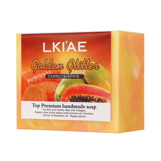 Natural Carrot Papaya Glow Bar Soap