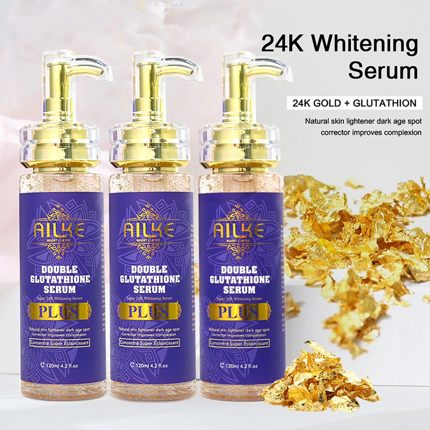 Double Glutathione Whitening Serum & Lotion
