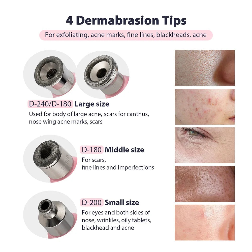 Portable Diamond Peeling Facial Device