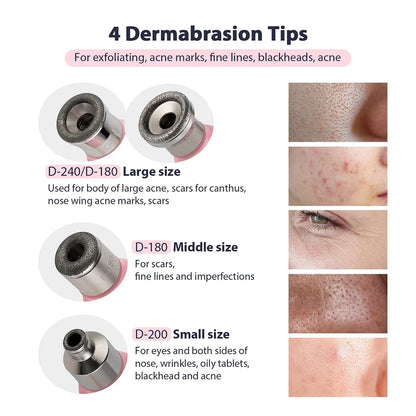 Portable Diamond Peeling Facial Device